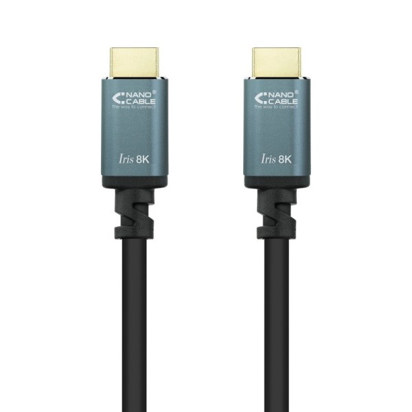 Nanocable cable hdmi 2.1 iris 8k m/m, 3 metros
